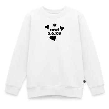 Tanzen Tanz Tanzkurs Rhythmus - Kinder Premium Organic Sweatshirt - Weiß - Vorne - AI Model Kid Male (0cm)
