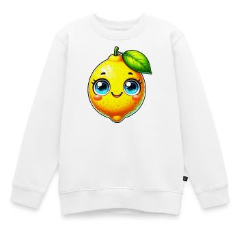Citron Citrons - Sweat Premium enfant bio - blanc - Devant - AI Model Kid Male (0cm)