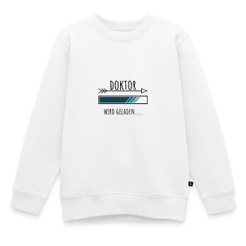 Doktoranten Geschenk Studium - Kinder Premium Organic Sweatshirt - Weiß - Vorne - AI Model Kid Male (0cm)