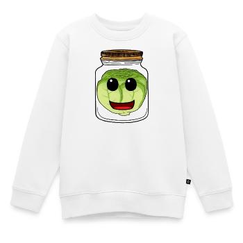 Kohl Kohlkopf Einweckglas Koch Köche Küche - Kinder Premium Organic Sweatshirt - Weiß - Vorne - AI Model Kid Male (0cm)