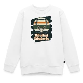 Härzbluetgraubünden, Grisons, Suisse - Sweat Premium enfant bio - blanc - Devant - AI Model Kid Male (0cm)