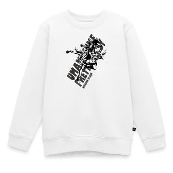 Umamusume Pretty Derby Kitasan Black - Sweat Premium enfant bio - blanc - Devant - AI Model Kid Male (0cm)