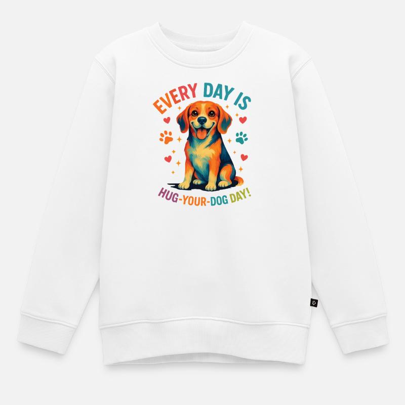 Beagle - Kinder Premium Organic Sweatshirt - Weiß