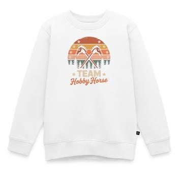 Hobby Horsing - Sweat Premium enfant bio - blanc - Devant - AI Model Kid Male (0cm)