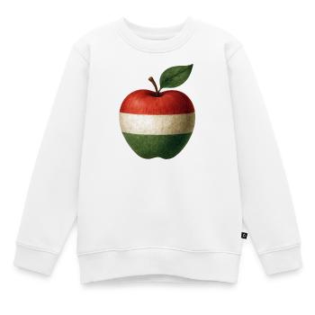 Hongrie - Sweat Premium enfant bio - blanc - Devant - AI Model Kid Male (0cm)