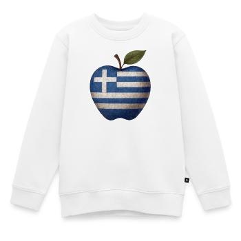 Griechenland - Kinder Premium Organic Sweatshirt - Weiß - Vorne - AI Model Kid Male (0cm)