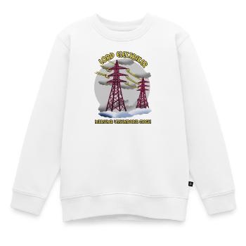 Lord Elektriker: Unsichtbare Magie - Kinder Premium Organic Sweatshirt - Weiß - Vorne - AI Model Kid Male (0cm)