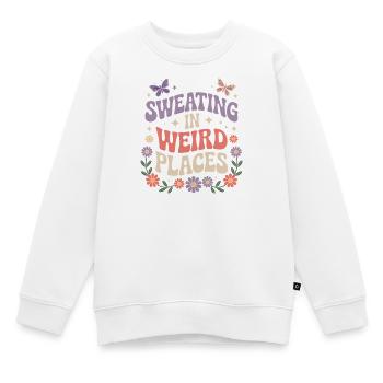 Dictions de transpiration Drôle de cadeau de transpiration - Sweat Premium enfant bio - blanc - Devant - AI Model Kid Male (0cm)