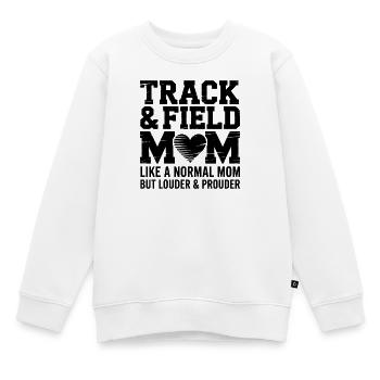 Leichtathletik Sprüche Leichtathletik Geschenk - Kinder Premium Organic Sweatshirt - Weiß - Vorne - AI Model Kid Male (0cm)
