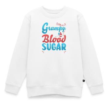 Diabetes Typ 1 Diabetiker - Kinder Premium Organic Sweatshirt - Weiß - Vorne - AI Model Kid Male (0cm)