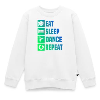Geschenkidee für einen Breakdancer mit Streetdance - Kinder Premium Organic Sweatshirt - Weiß - Vorne - AI Model Kid Male (0cm)