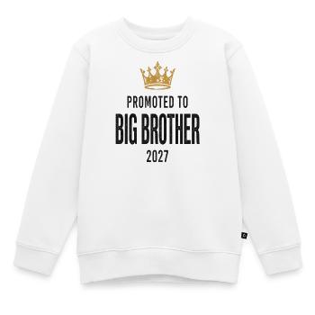 PROMU AU BIG BROTHER 2027 - Sweat Premium enfant bio - blanc - Devant - AI Model Kid Male (0cm)