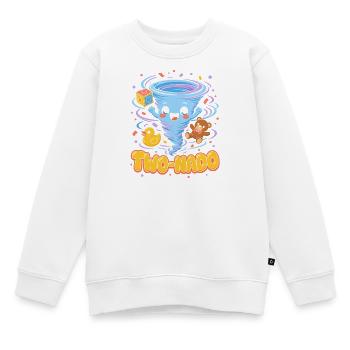  Zwei Nado 2. Geburtstag Kawaii Tornado Niedlicher - Kinder Premium Organic Sweatshirt - Weiß - Vorne - AI Model Kid Male (0cm)
