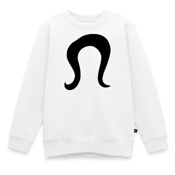 Frisur - Kinder Premium Organic Sweatshirt - Weiß - Vorne - AI Model Kid Male (0cm)