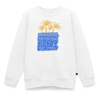 Urlaubsregion Istanbul - Kinder Premium Organic Sweatshirt - Weiß - Vorne - AI Model Kid Male (0cm)