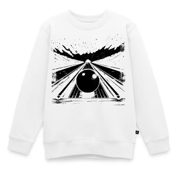 Bowling Center - Kinder Premium Organic Sweatshirt - Weiß - Vorne - AI Model Kid Male (0cm)