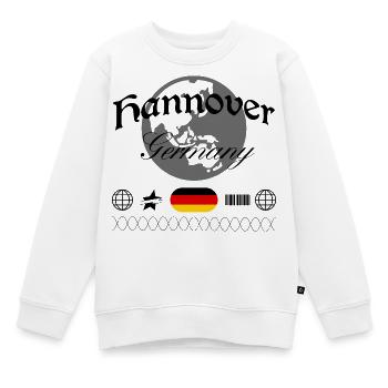Hannover Deutschland Streetwear Reise Souvenir - Kinder Premium Organic Sweatshirt - Weiß - Vorne - AI Model Kid Male (0cm)