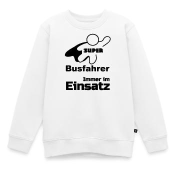 Super Busfahrer Bus, Verkehr, Beruf, Geschenk - Kinder Premium Organic Sweatshirt - Weiß - Vorne - AI Model Kid Male (0cm)