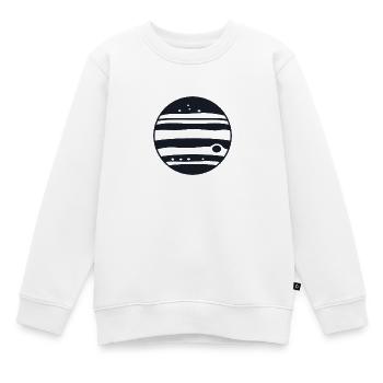 Planet Jupiter - Kinder Premium Organic Sweatshirt - Weiß - Vorne - AI Model Kid Male (0cm)