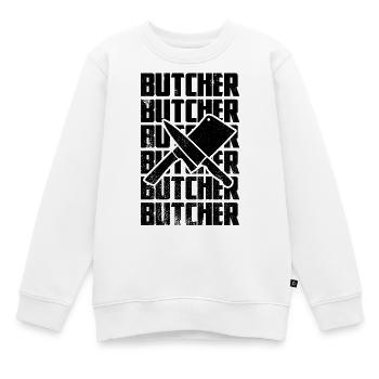 Metzger - Kinder Premium Organic Sweatshirt - Weiß - Vorne - AI Model Kid Male (0cm)