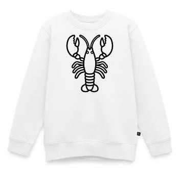 Homard - Sweat Premium enfant bio - blanc - Devant - AI Model Kid Male (0cm)