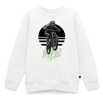MTB - Kinder Premium Organic Sweatshirt - Weiß - Vorne - AI Model Kid Male (0cm)