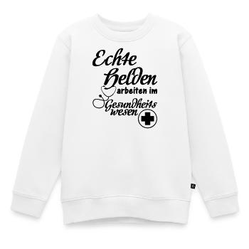 Gesundheitswesen Helden Medizin, Geschenk - Kinder Premium Organic Sweatshirt - Weiß - Vorne - AI Model Kid Male (0cm)