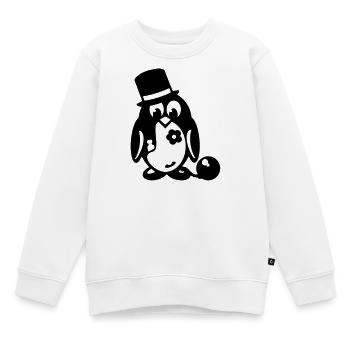pingouin baccalauréat - Sweat Premium enfant bio - blanc - Devant - AI Model Kid Male (0cm)