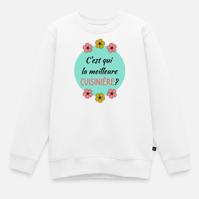 OMA. OMA - Kinder Premium Organic Sweatshirt - Weiß