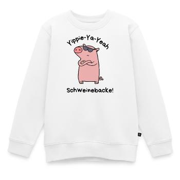Yippie-Ya-Yeah Joue de porc - Sweat Premium enfant bio - blanc - Devant - AI Model Kid Male (0cm)
