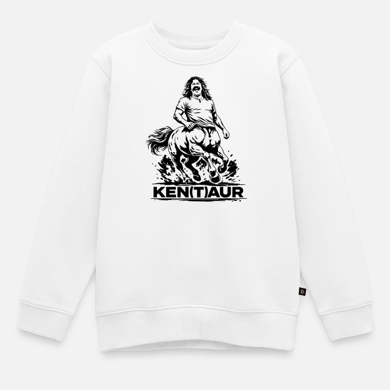 Kenta - Sweat Premium enfant bio - blanc