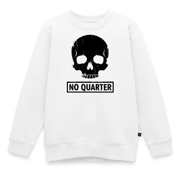 Aucun quartier accordé - Sweat Premium enfant bio - blanc - Devant - AI Model Kid Male (0cm)