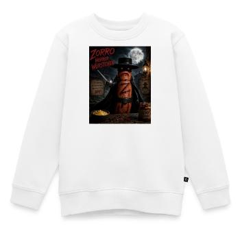 Zorro Horror Würstchen  - Kinder Premium Organic Sweatshirt - Weiß - Vorne - AI Model Kid Male (0cm)