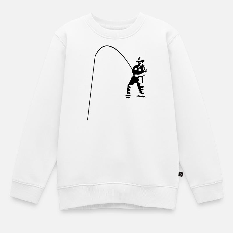 pêcheur - Sweat Premium enfant bio - blanc
