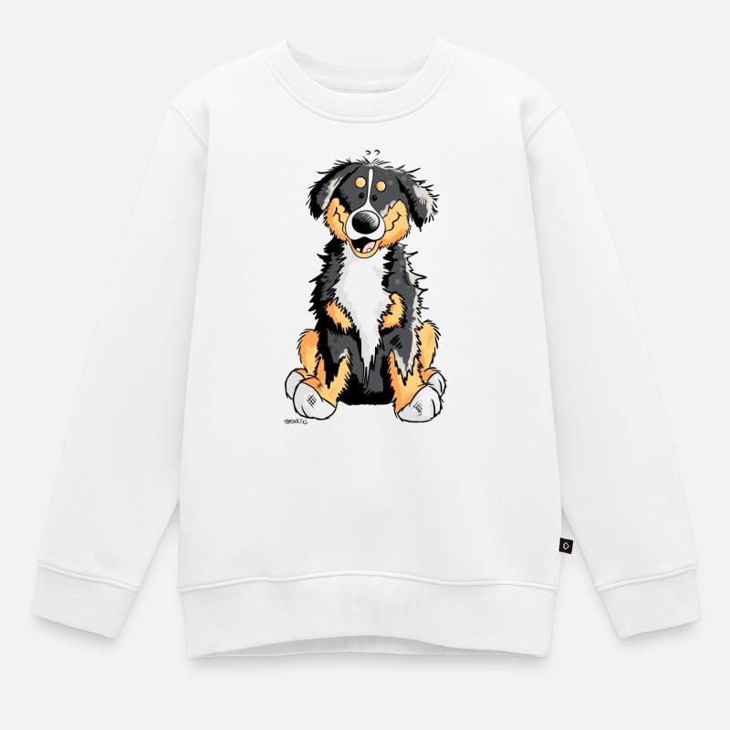 Bouvier Bernois - Sweat Premium enfant bio - blanc