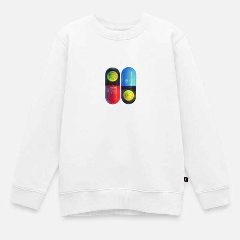 matrix nirvana - Sweat Premium enfant bio - blanc
