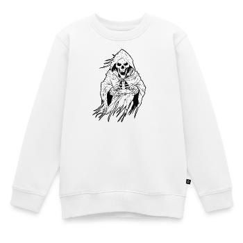 Gamer Gaming Zocker Zocken - Kinder Premium Organic Sweatshirt - Weiß - Vorne - AI Model Kid Male (0cm)