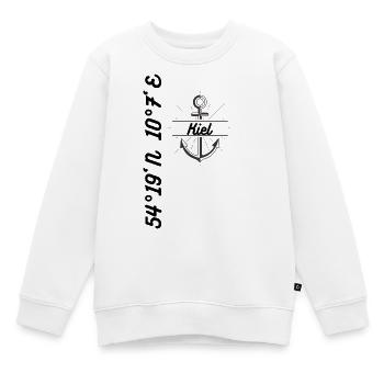 Kiel coordonne Design Maritim - Sweat Premium enfant bio - blanc - Devant - AI Model Kid Male (0cm)