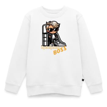 Cooler Spielplatz Chef Sonnenbrille Kind Urban - Kinder Premium Organic Sweatshirt - Weiß - Vorne - AI Model Kid Male (0cm)