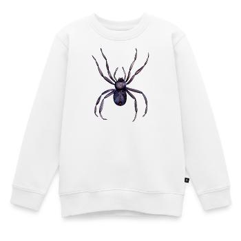 Spinne Schwarze Witwe Insekten Halloween - Kinder Premium Organic Sweatshirt - Weiß - Vorne - AI Model Kid Male (0cm)