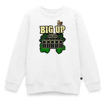 Reggae Big Up Soundsystem - Kinder Premium Organic Sweatshirt - Weiß - Vorne - AI Model Kid Male (0cm)