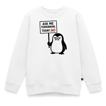 Humorvoller Postkartentyp mit Kakerlake - Kinder Premium Organic Sweatshirt - Weiß - Vorne - AI Model Kid Male (0cm)