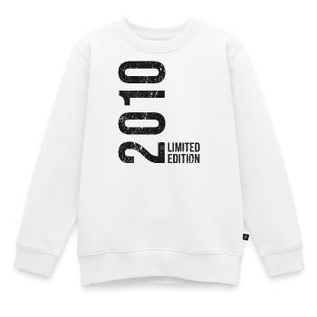 16 ans – Millésime légendaire 2010 - Sweat Premium enfant bio - blanc - Devant - AI Model Kid Male (0cm)