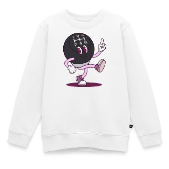 Knob Dancer Cartoon - Kids Premium Organic Sweatshirt - white - Front - AI Model Kid Male (0cm)