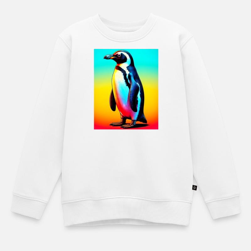 pingouin - Sweat Premium enfant bio - blanc