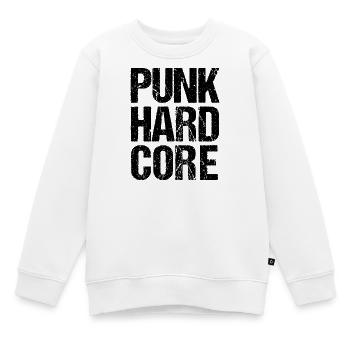 Punk HardCore - Kinder Premium Organic Sweatshirt - Weiß - Vorne - AI Model Kid Male (0cm)