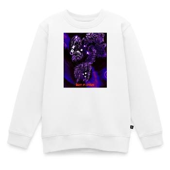 Cyber Goth Hexenhaus Dämonische Hand-Grafik - Kinder Premium Organic Sweatshirt - Weiß - Vorne - AI Model Kid Male (0cm)