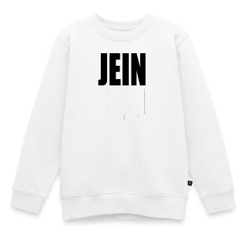 JEIN ich kann mich nie entscheiden - Kinder Premium Organic Sweatshirt - Weiß - Vorne - AI Model Kid Male (0cm)