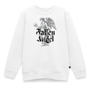 Ange déchu - Sweat Premium enfant bio - blanc - Devant - AI Model Kid Male (0cm)