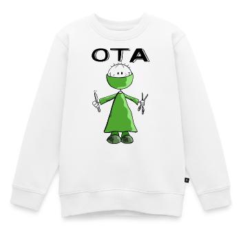 Operationstechnischer Assistent Strichmann - OTA - Kinder Premium Organic Sweatshirt - Weiß - Vorne - AI Model Kid Male (0cm)